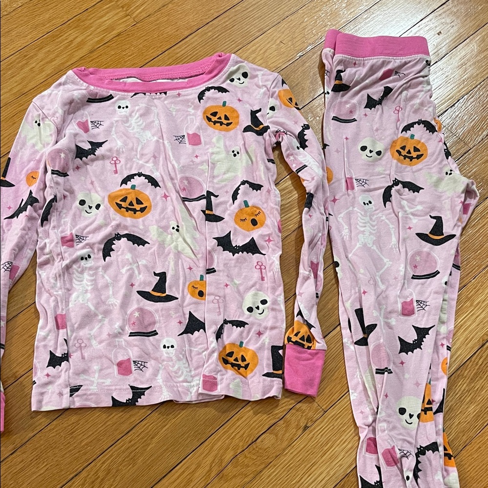 Little Sleepies Pink Halloween Pajama set